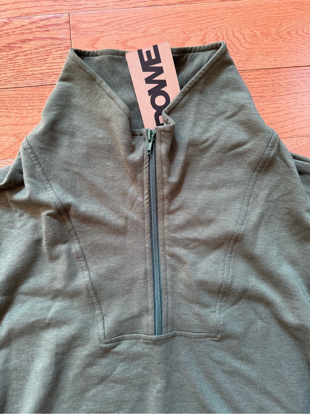 ROWE NWT unisex Medium quarter zip french terry - Picture 2 of 12